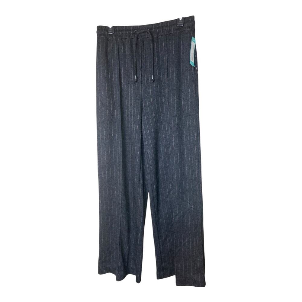 NWT Lysse'‎ Pin Stripe Black Dress Pants Size Large